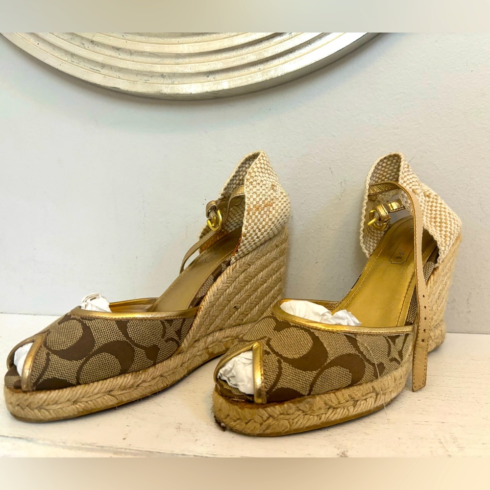 Coach Vintage Wedge Espadrille